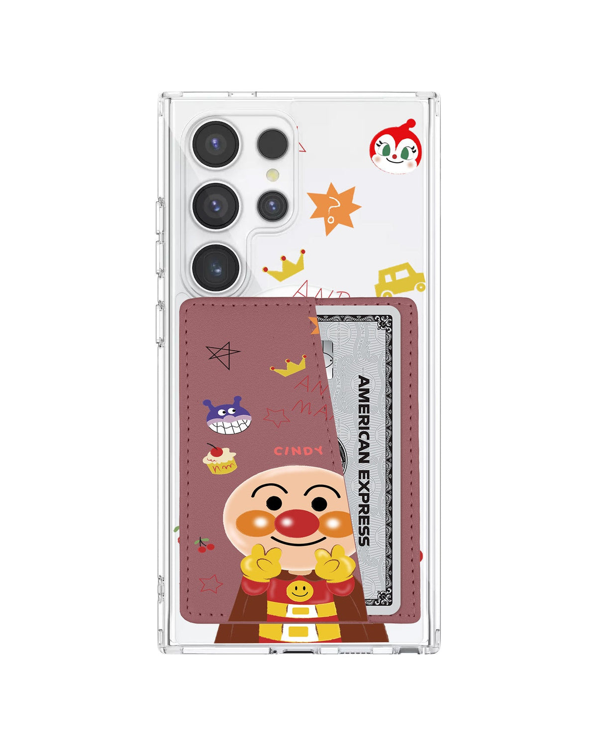Android Leather Wallet Case - I'm Anpanman