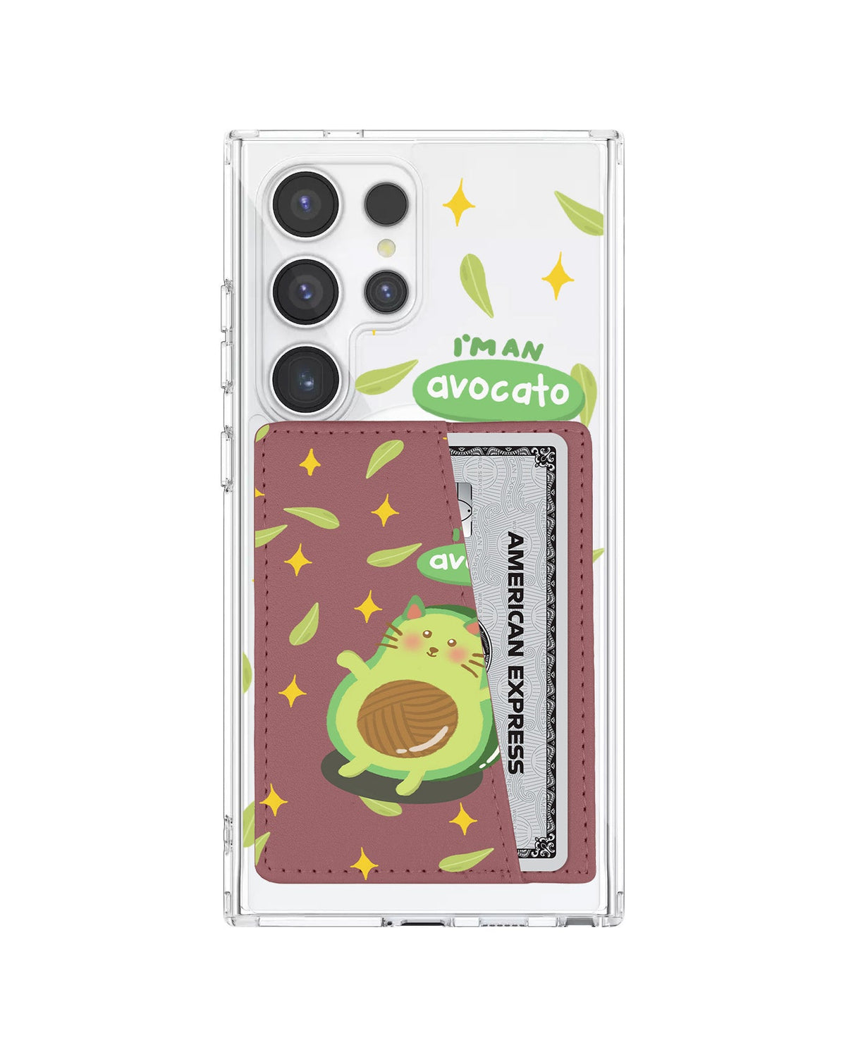 Android Leather Wallet Case - Avo