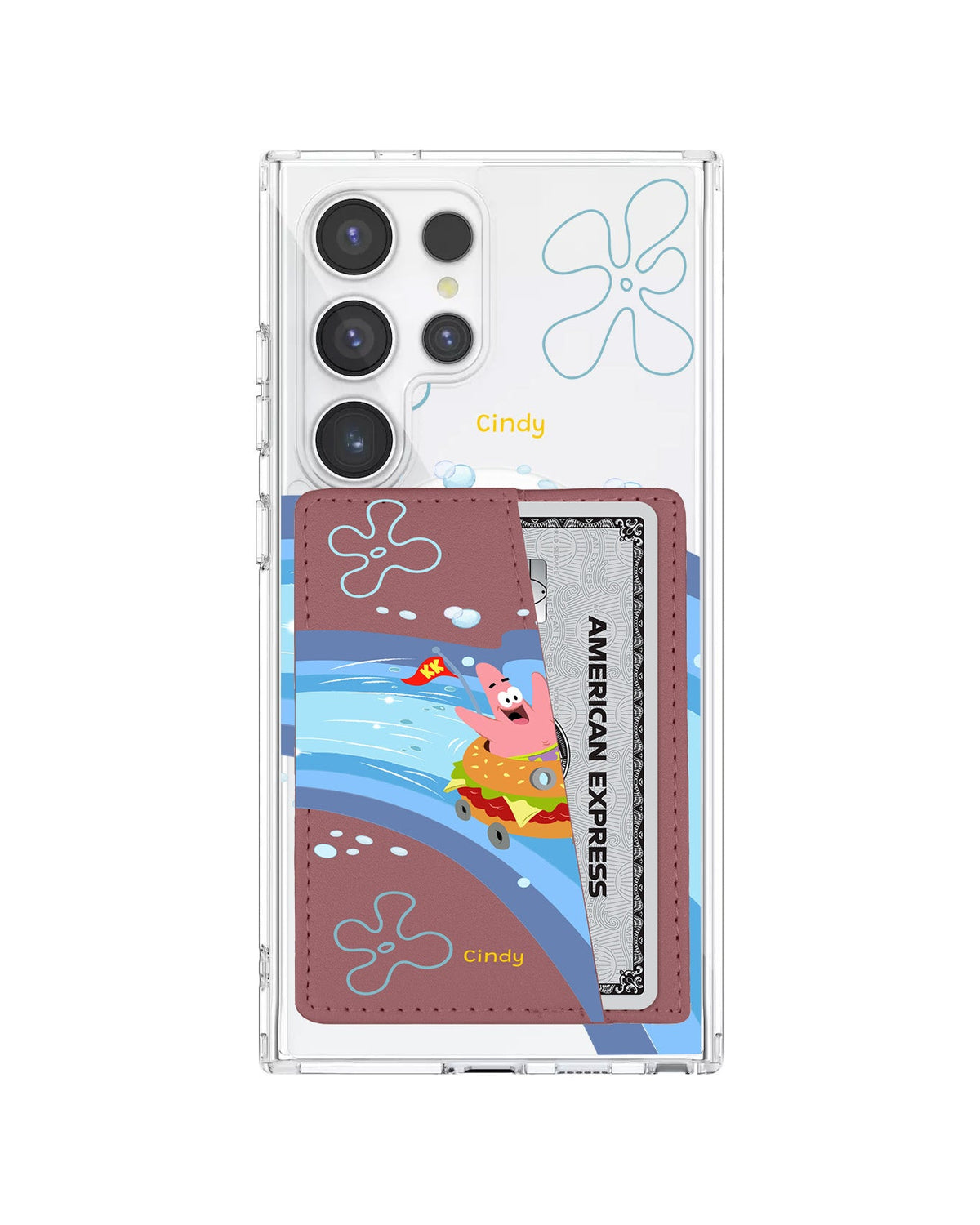 Android Leather Wallet Case - Spongebob Tour