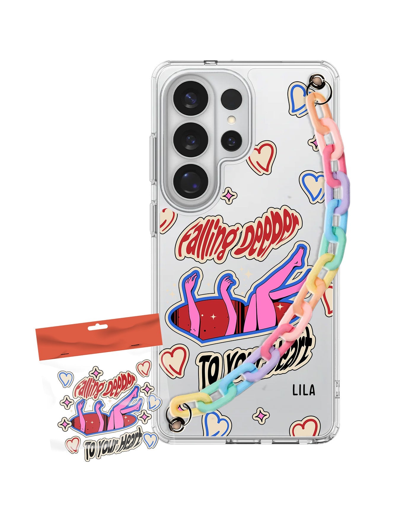 Android Chain Strap Case - Falling Deeper