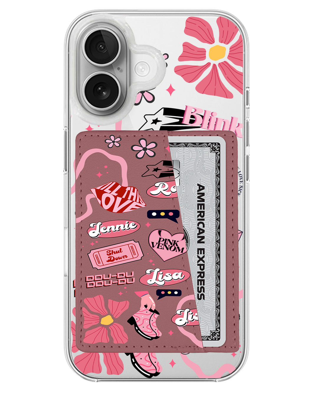 iPhone Leather Wallet Case - Blackpink 1
