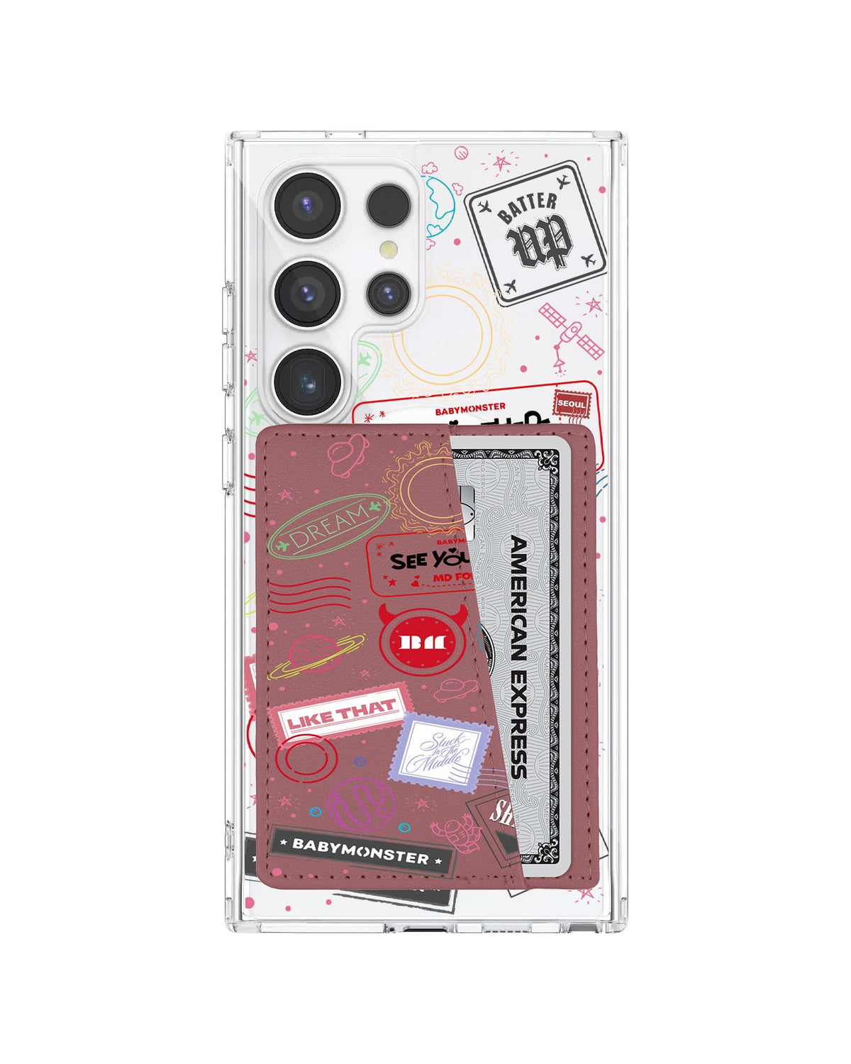 Android Leather Wallet Case - Babymon 2