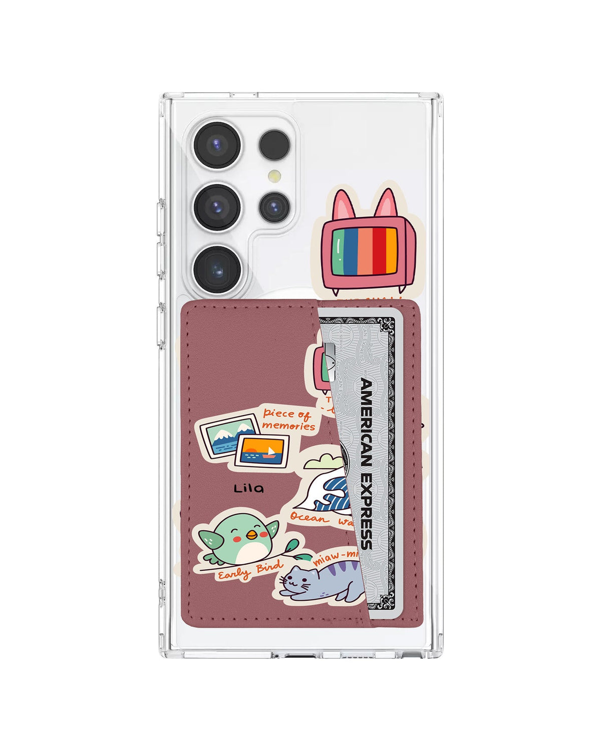Android Leather Wallet Case - Nostalgic Day
