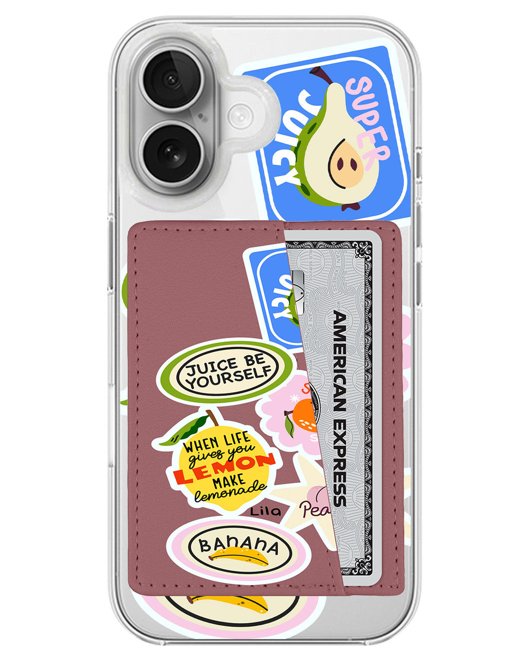 iPhone Leather Wallet Case - Juice Be Yourself