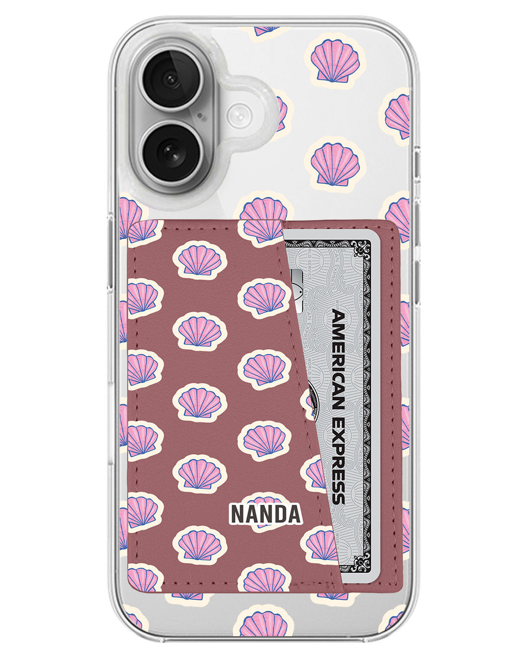 iPhone Leather Wallet Case - Mermaid Treasure