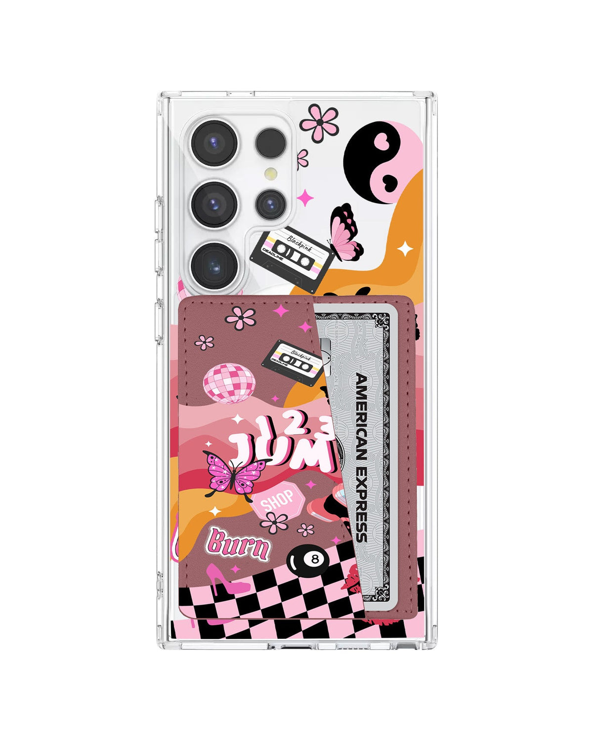 Android Leather Wallet Case - Blackpink 4