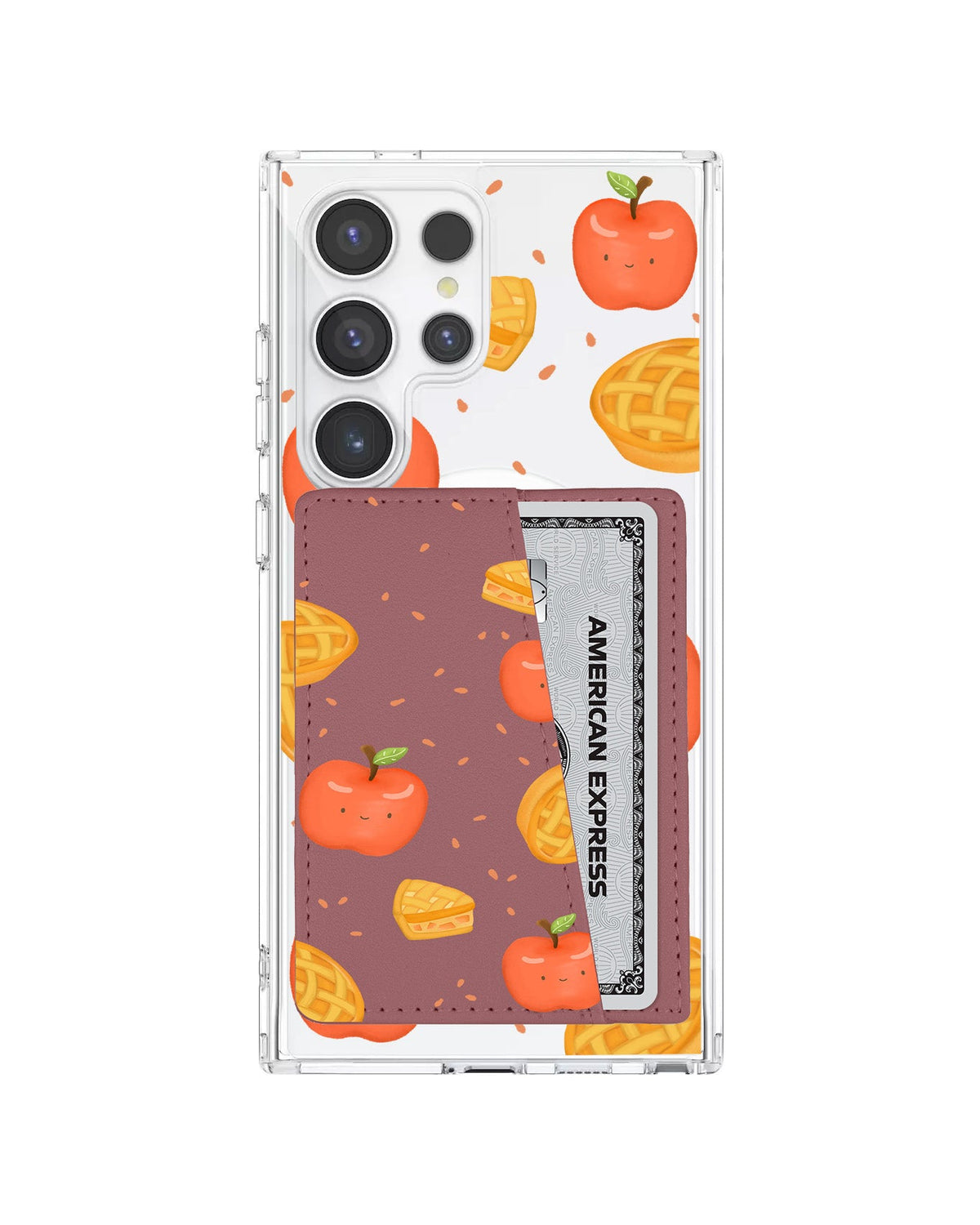 Android Leather Wallet Case - Apple Pie