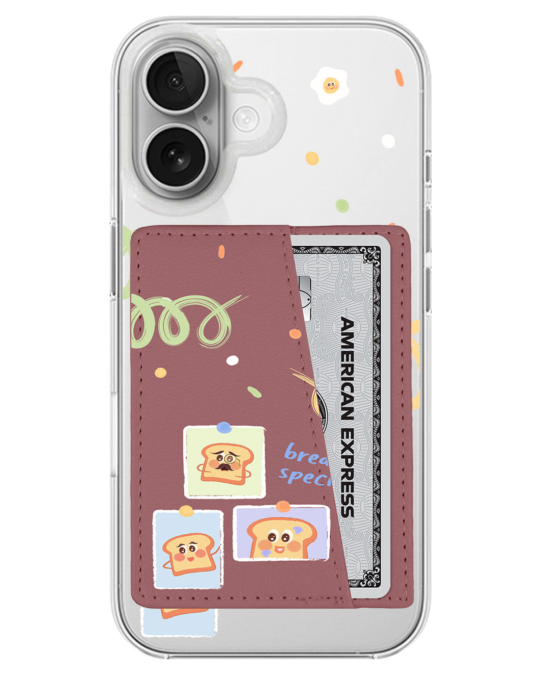 iPhone Leather Wallet Case - Mrs. Eggsy