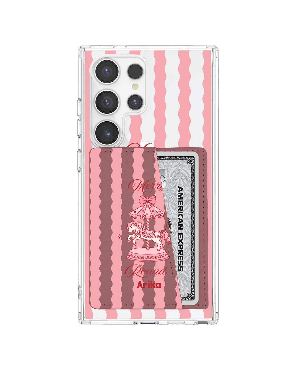 Android Leather Wallet Case - Merry Go Round