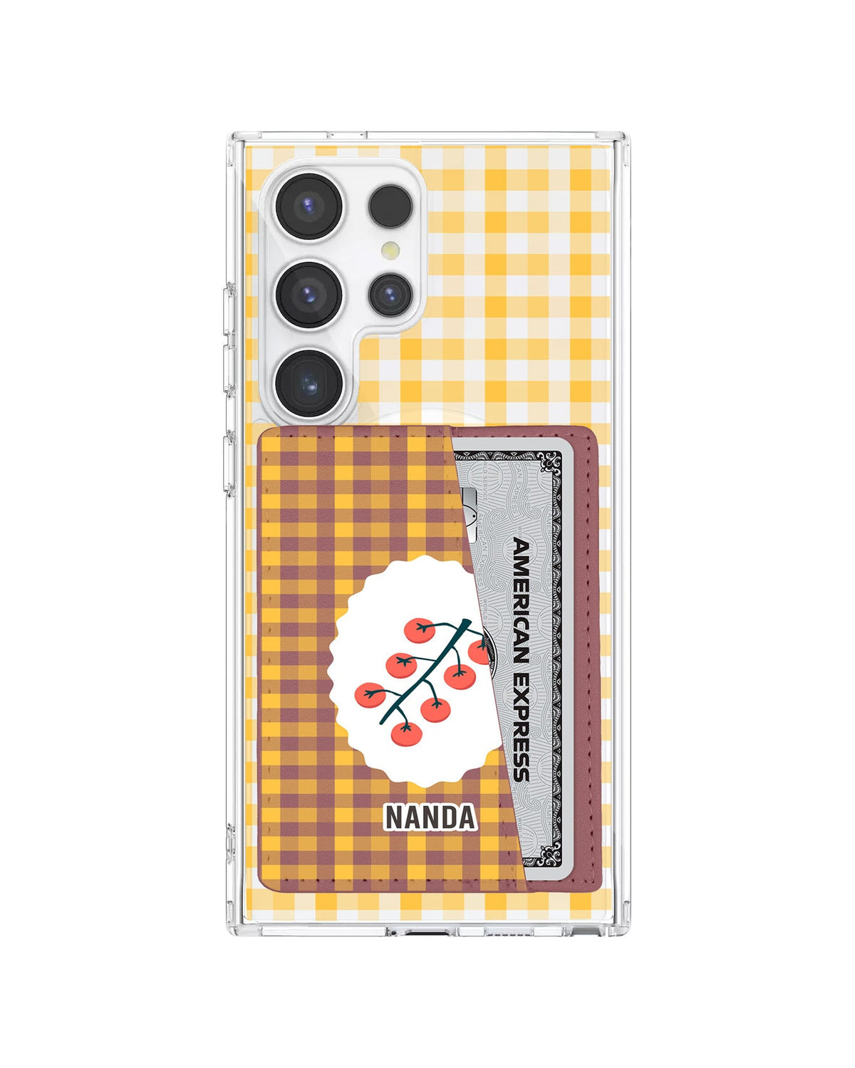Android Leather Wallet Case - Picnic Day