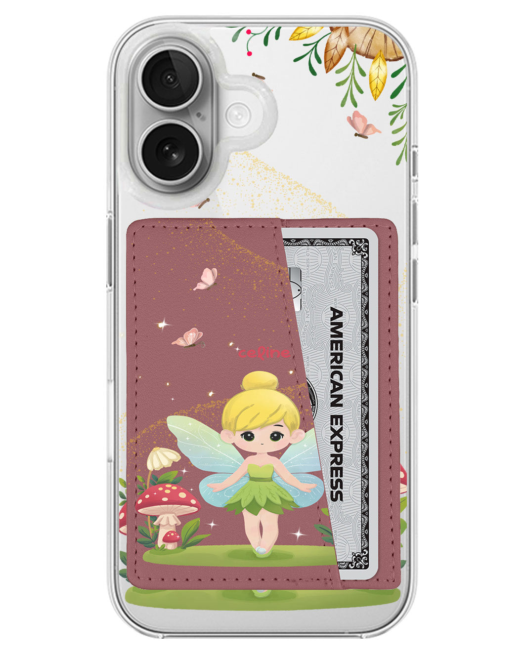 iPhone Leather Wallet Case - Fairy