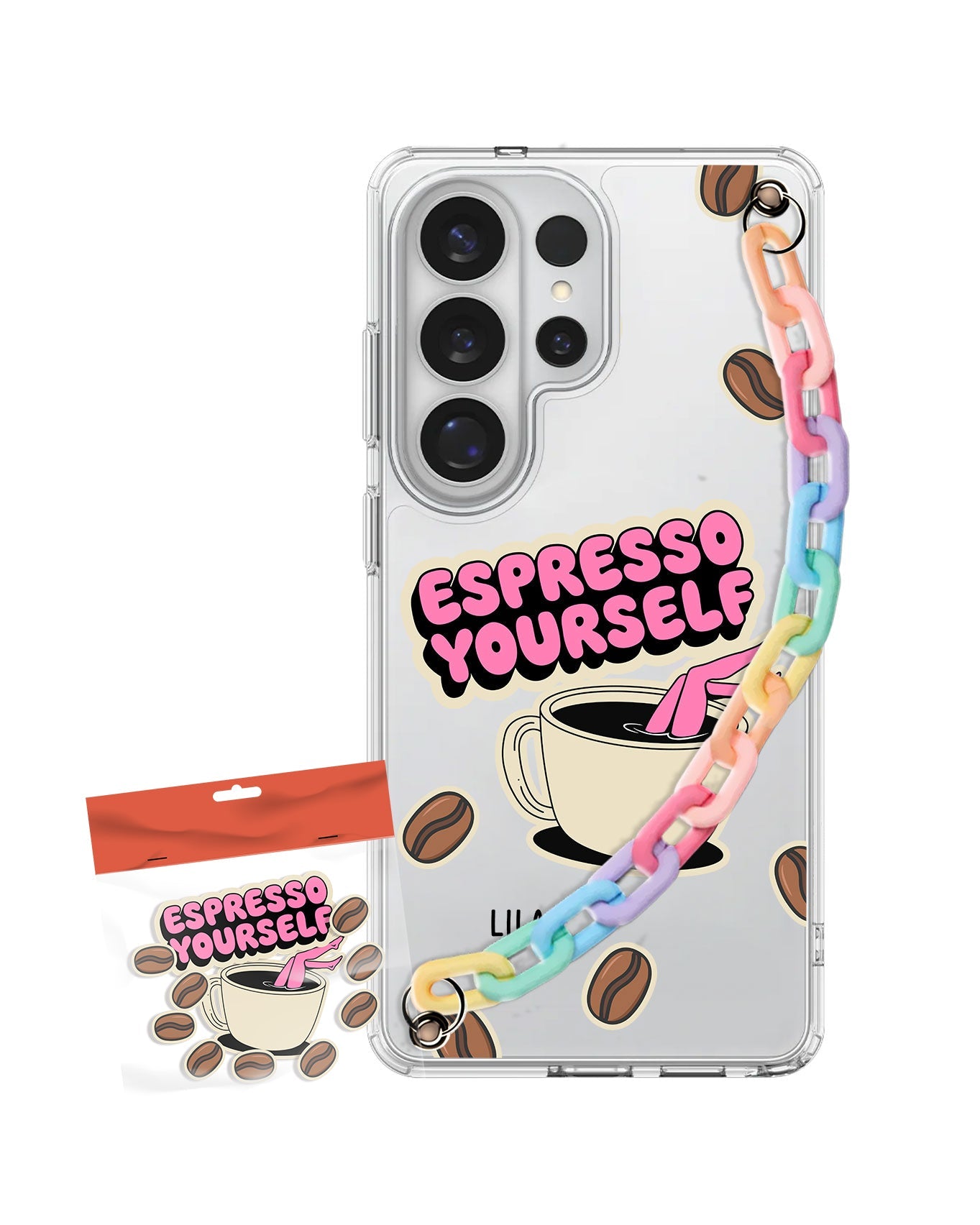 Android Chain Strap Case - Espresso Yourself