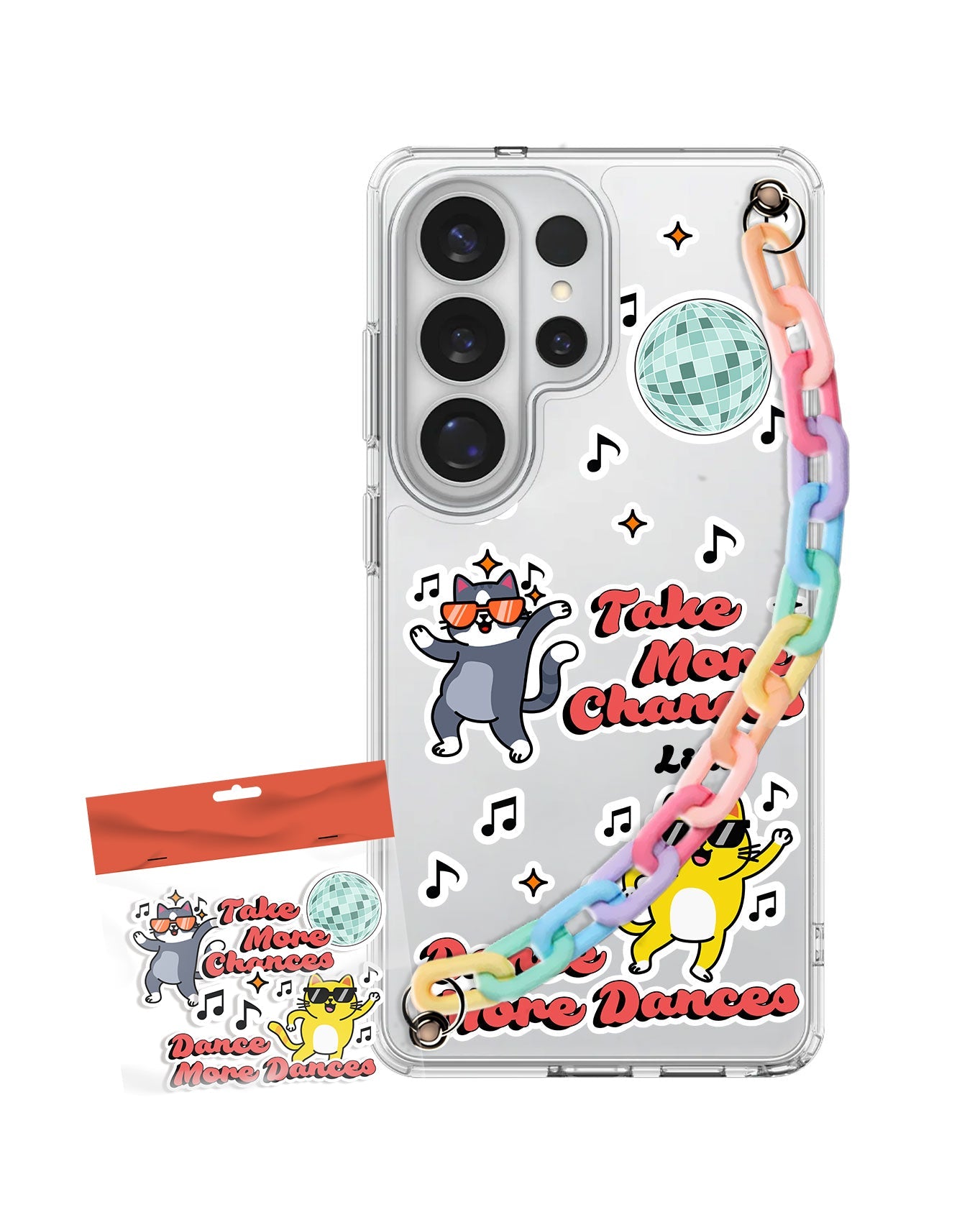 Android Chain Strap Case - Dance Pawty