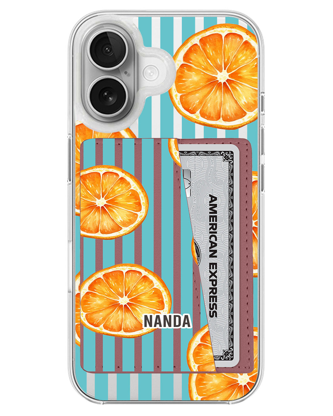 iPhone Leather Wallet Case - Sunshine Slices