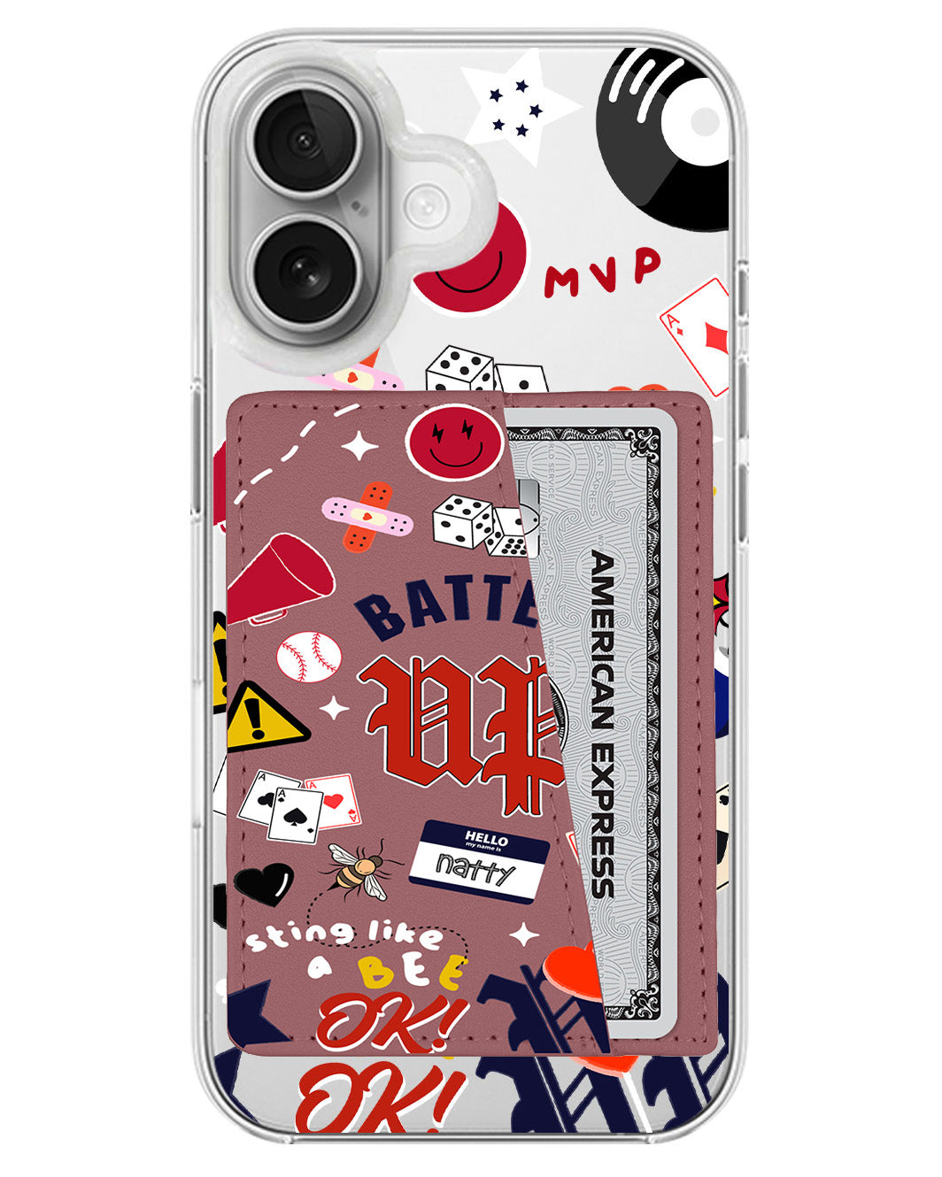iPhone Leather Wallet Case - Babymon 1