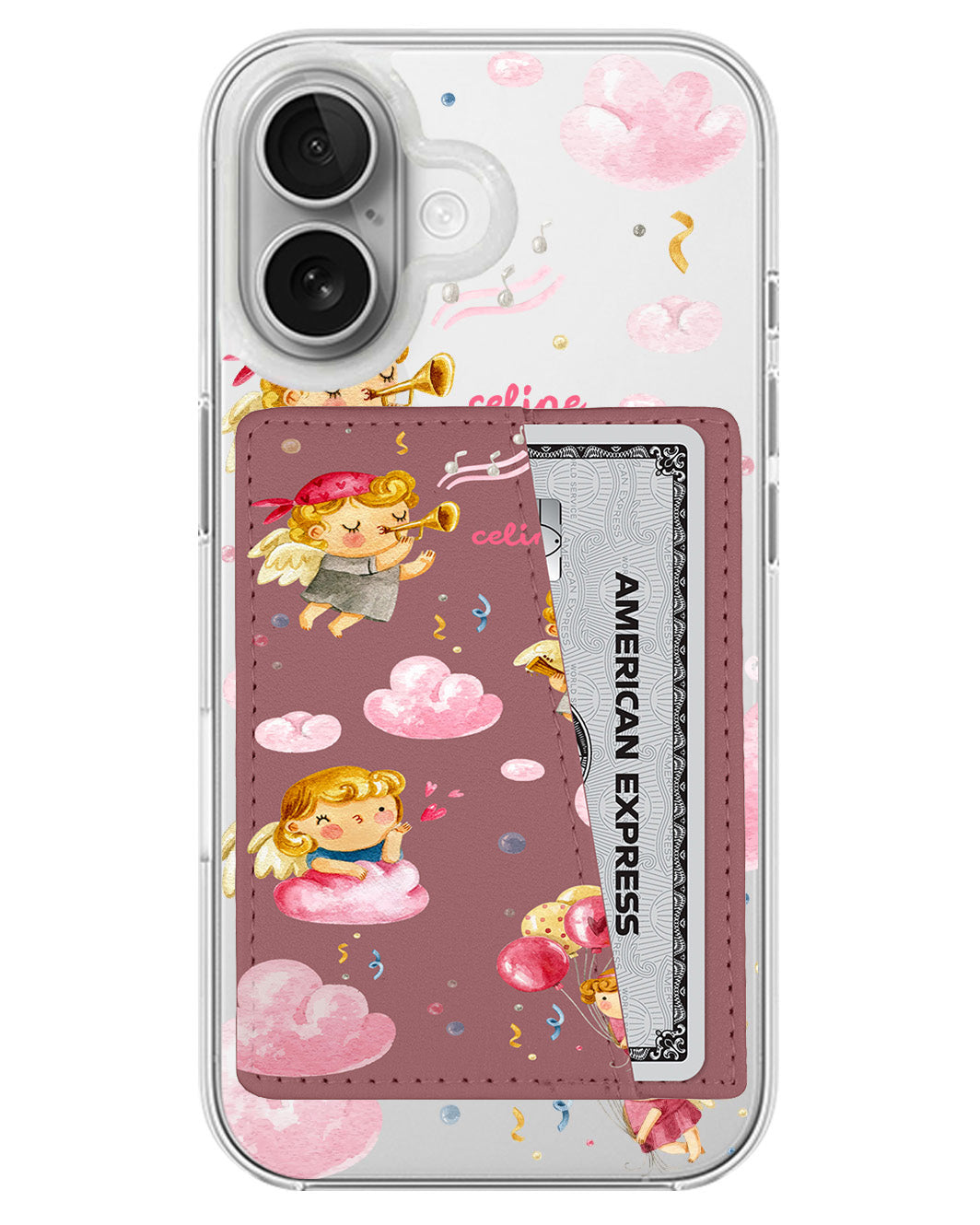 iPhone Leather Wallet Case - Cupit In Love