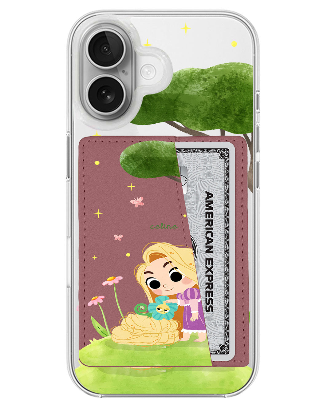 iPhone Leather Wallet Case - Rapunzel's Pet