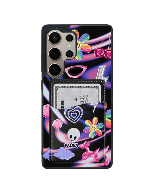 Android Phone Wallet Case - Glitter mode