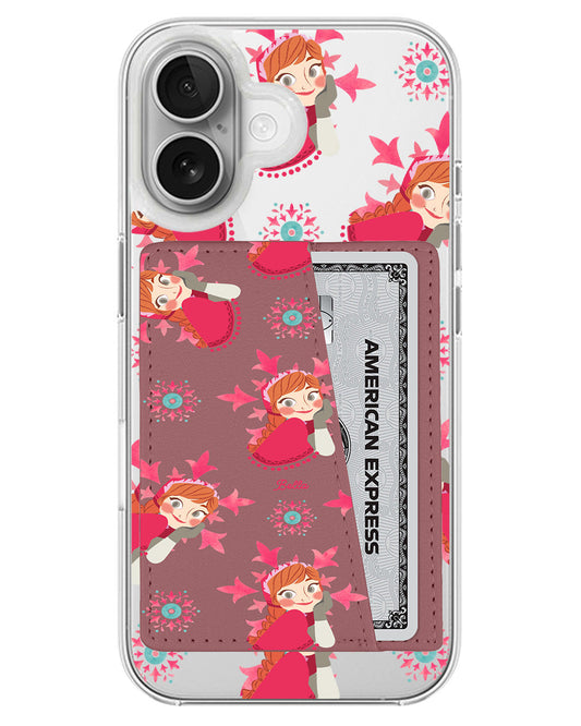 iPhone Leather Wallet Case - Anna