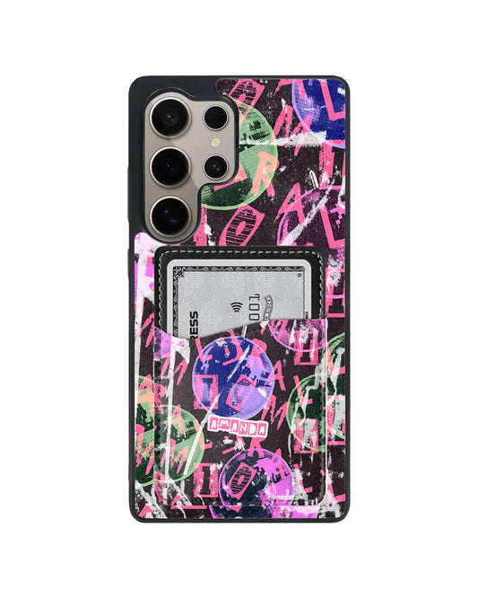 Android Phone Wallet Case - Mirrorball