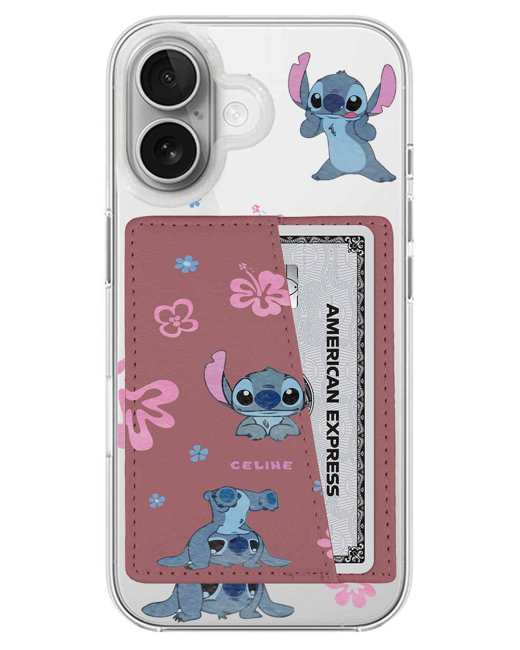 iPhone Leather Wallet Case - Stitch 1