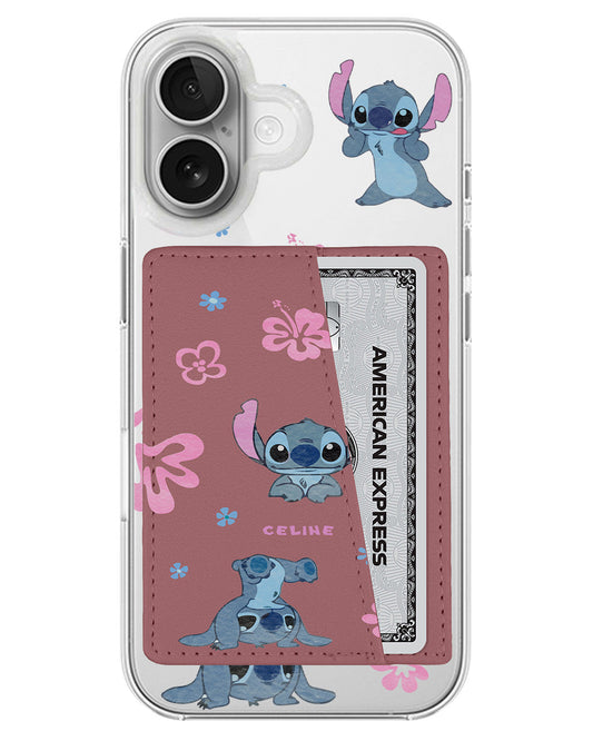 iPhone Leather Wallet Case - Stitch 1