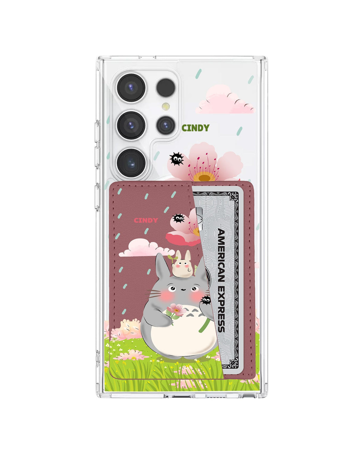 Android Leather Wallet Case - Totoro 2