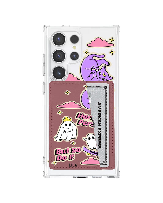 Android Leather Wallet Case - Adorably Haunted