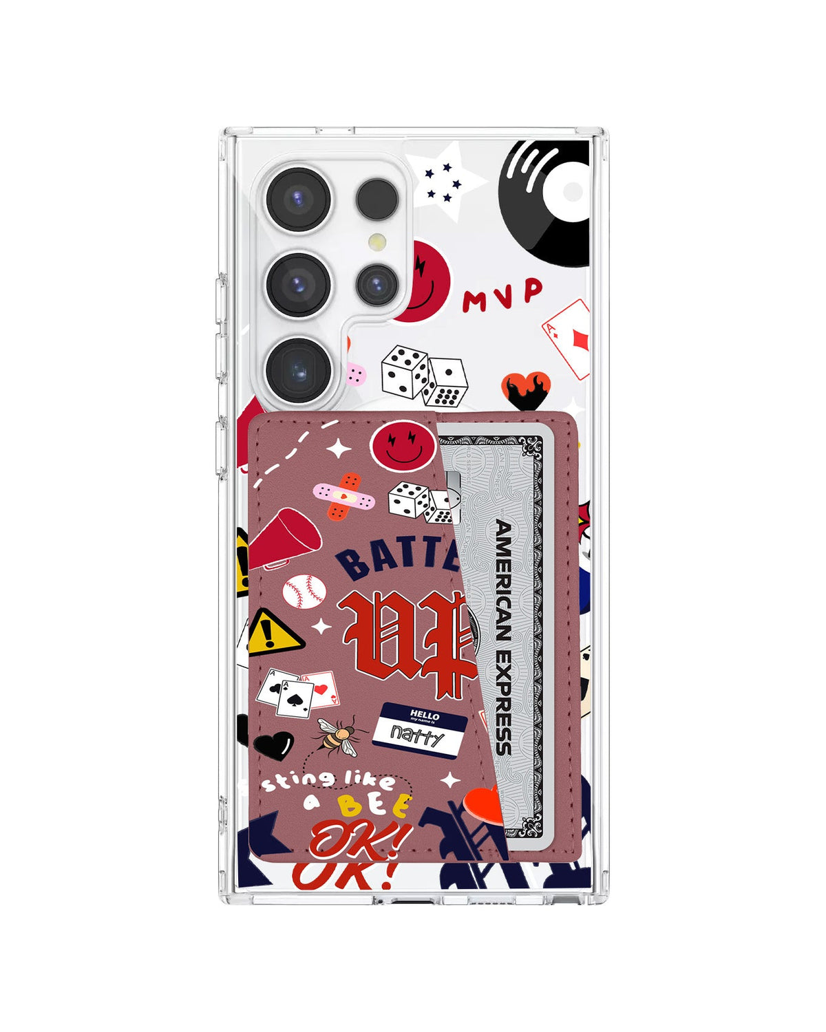 Android Leather Wallet Case - Babymon 1
