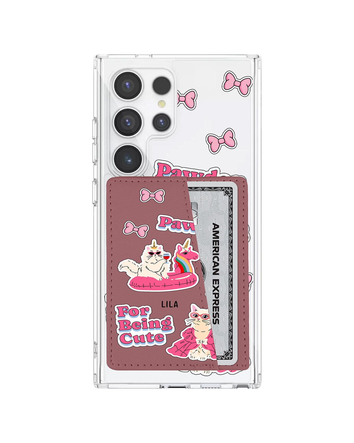 Android Leather Wallet Case - Princess Catnergy
