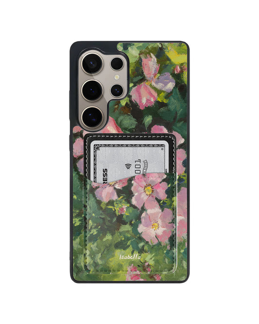 Android Phone Wallet Case - Painted Petals