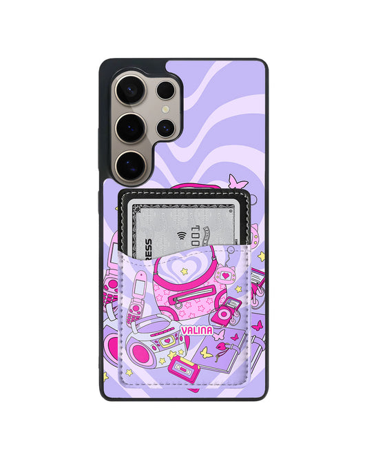 Android Phone Wallet Case - Retro Princess