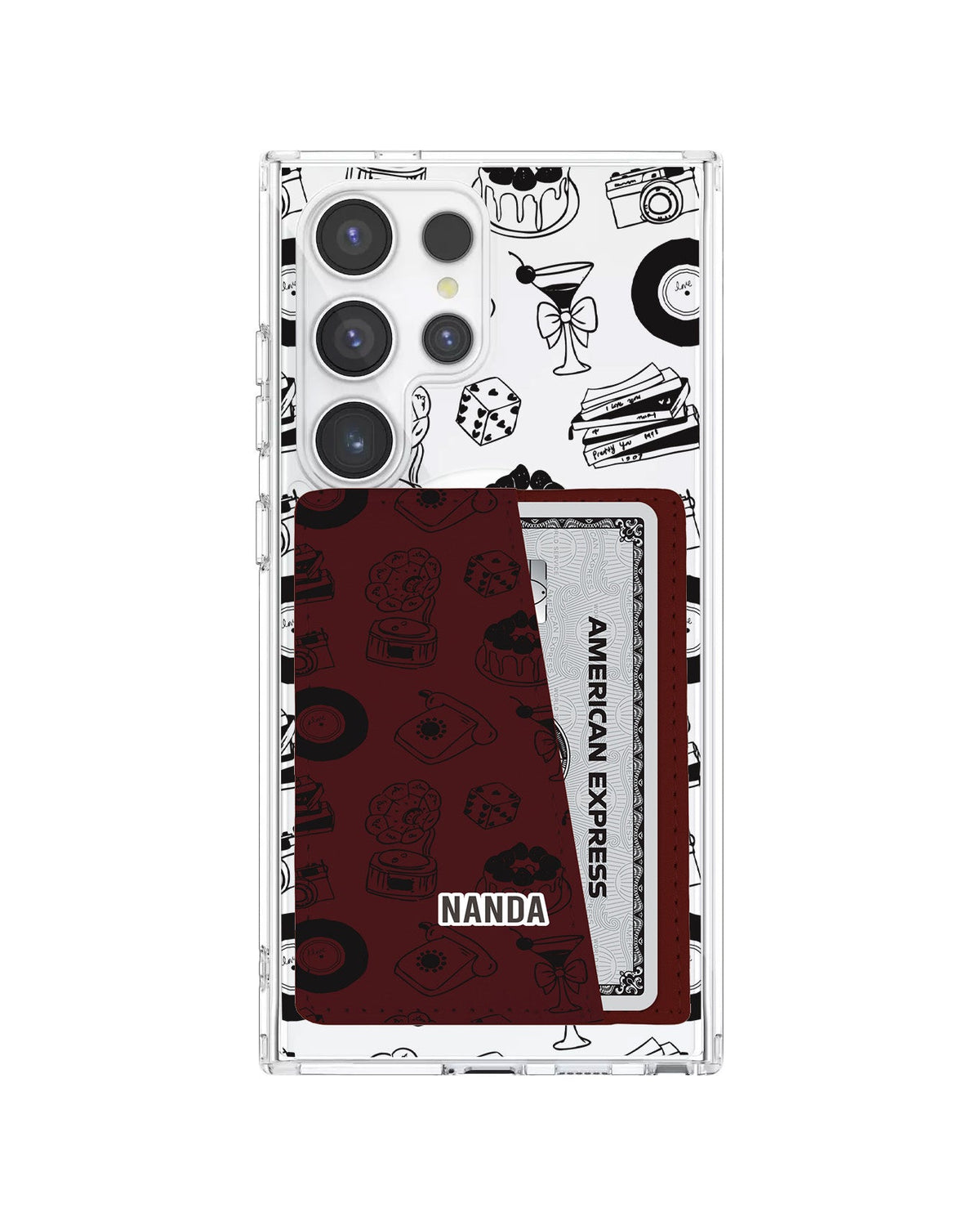 Android Leather Wallet Case - Sugar Rush
