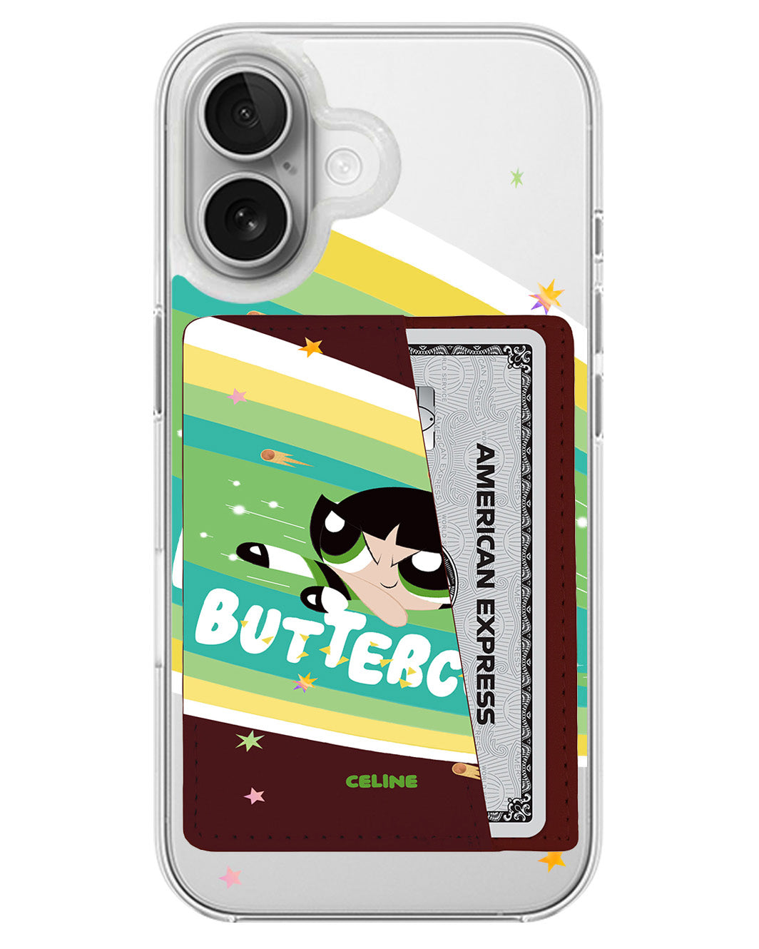 iPhone Leather Wallet Case - Buttercup