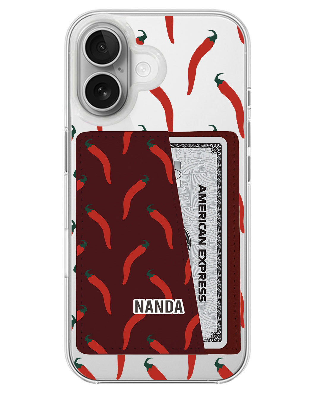 iPhone Leather Wallet Case - Hot Stuff