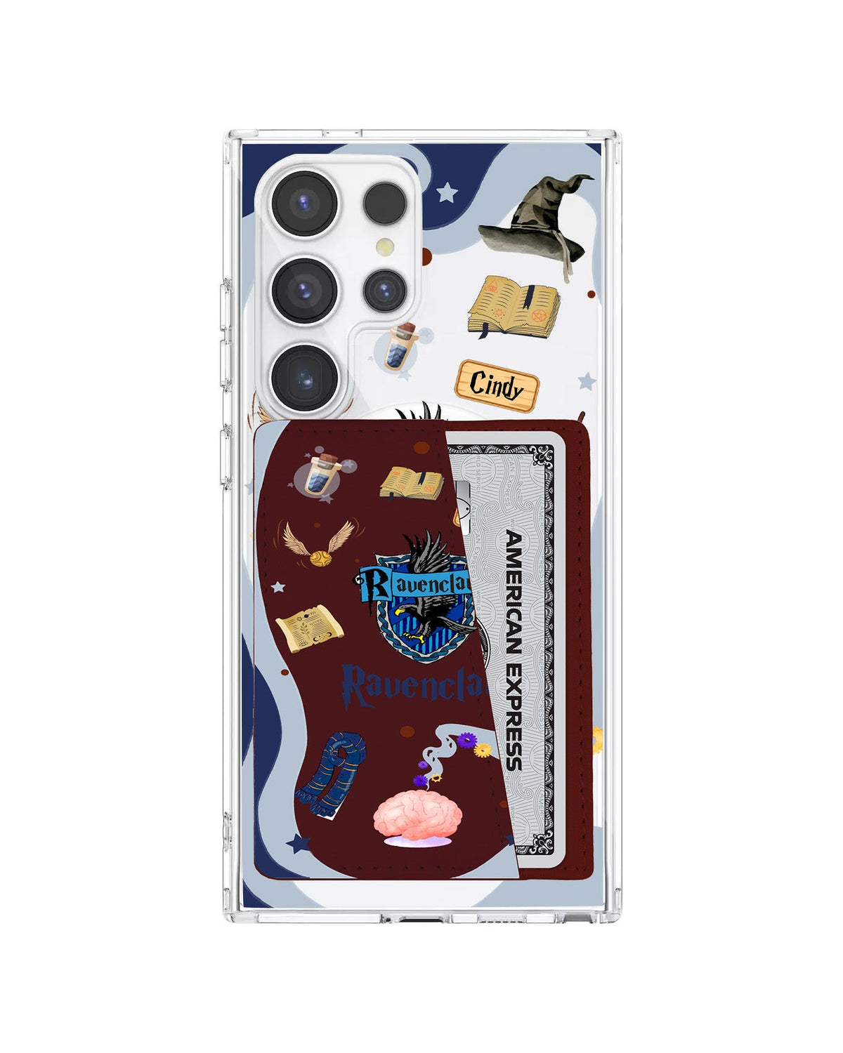 Android Leather Wallet Case - Ravenclaw