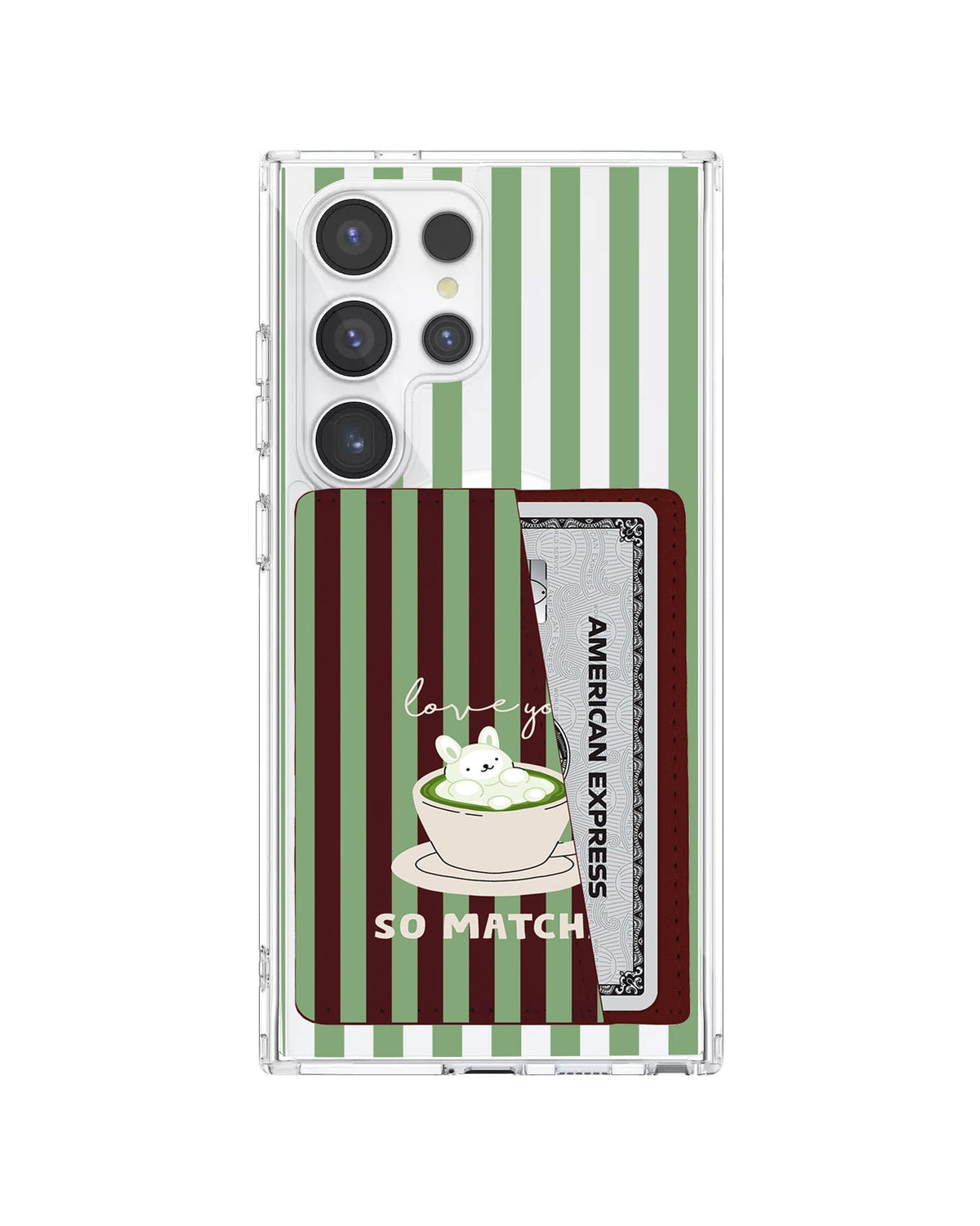 Android Leather Wallet Case - Matcha Love