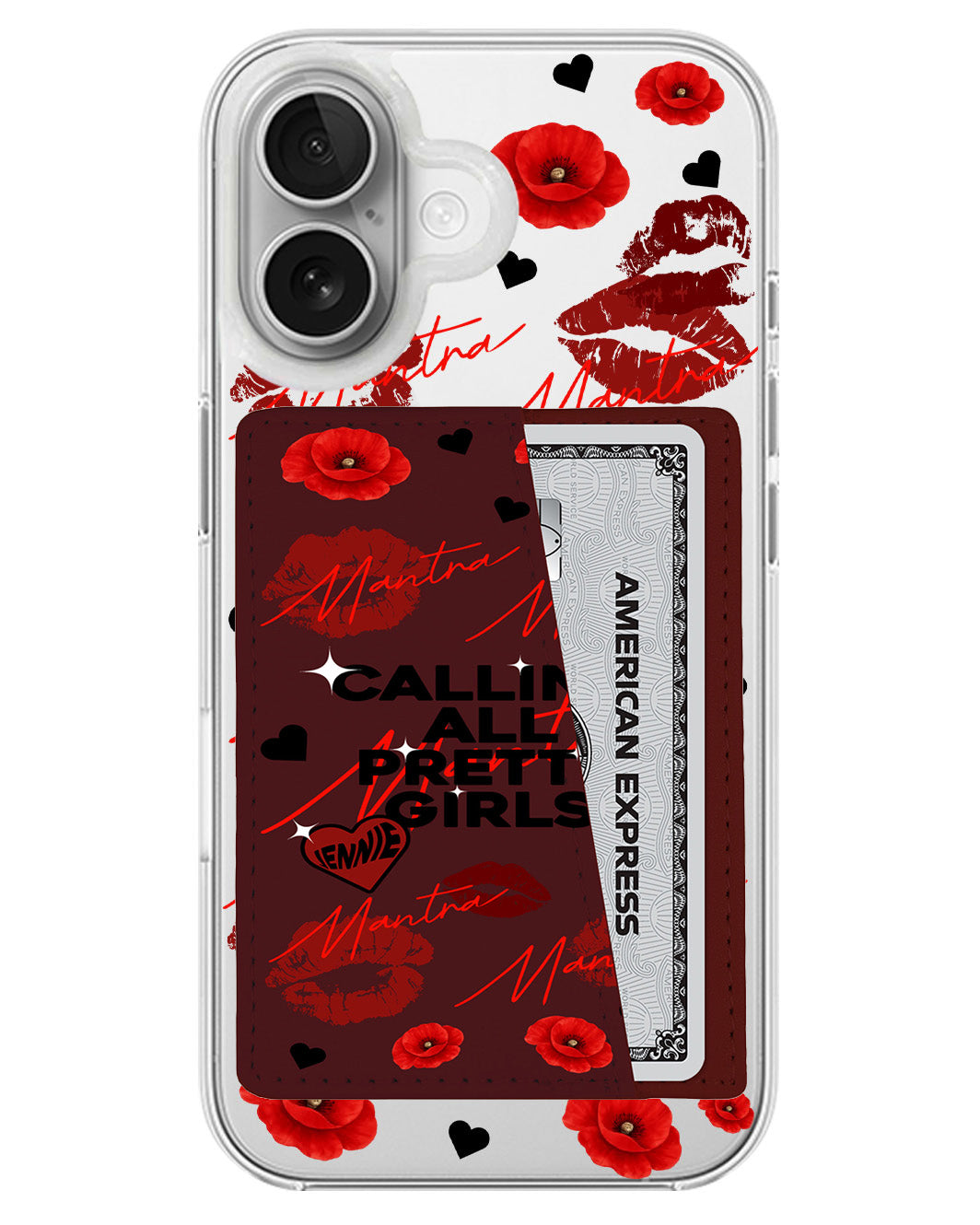 iPhone Leather Wallet Case - Jennie Pretty Girls