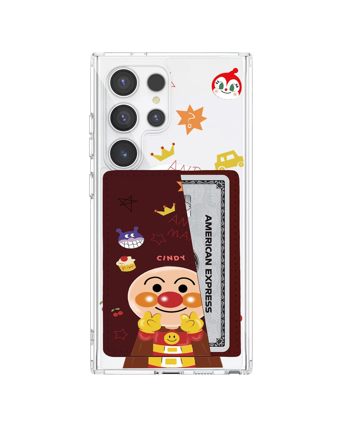 Android Leather Wallet Case - I'm Anpanman