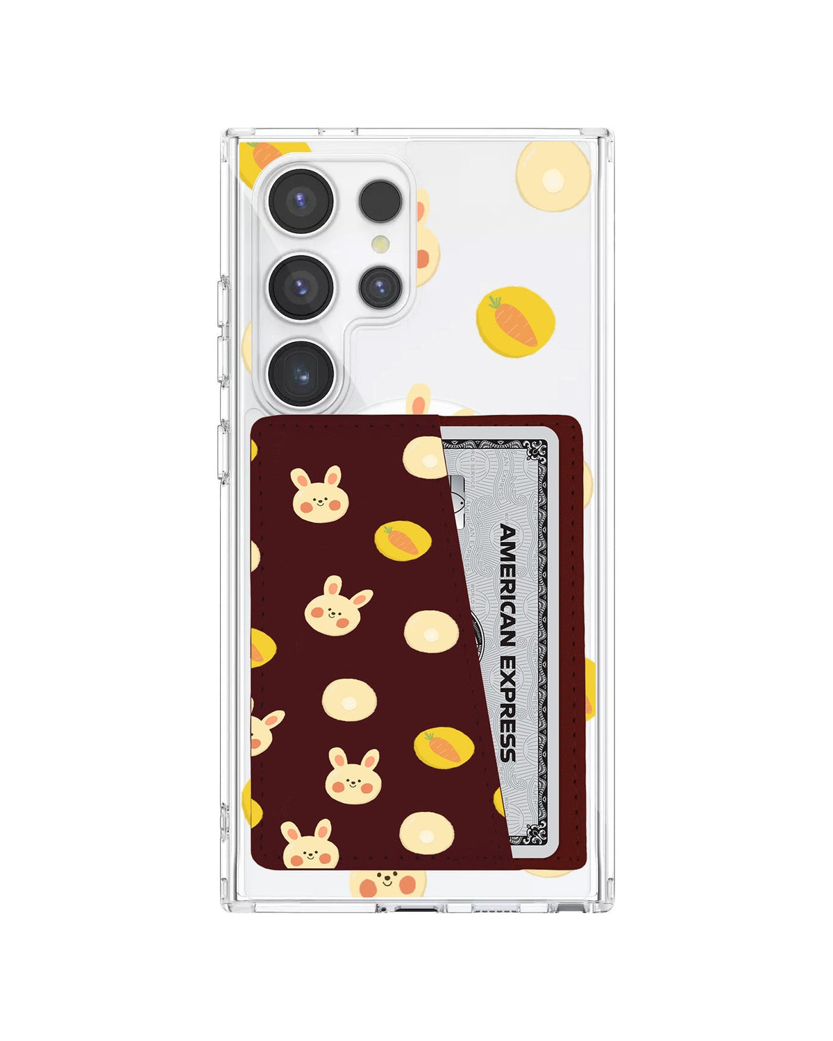 Android Leather Wallet Case - Bunnymoji