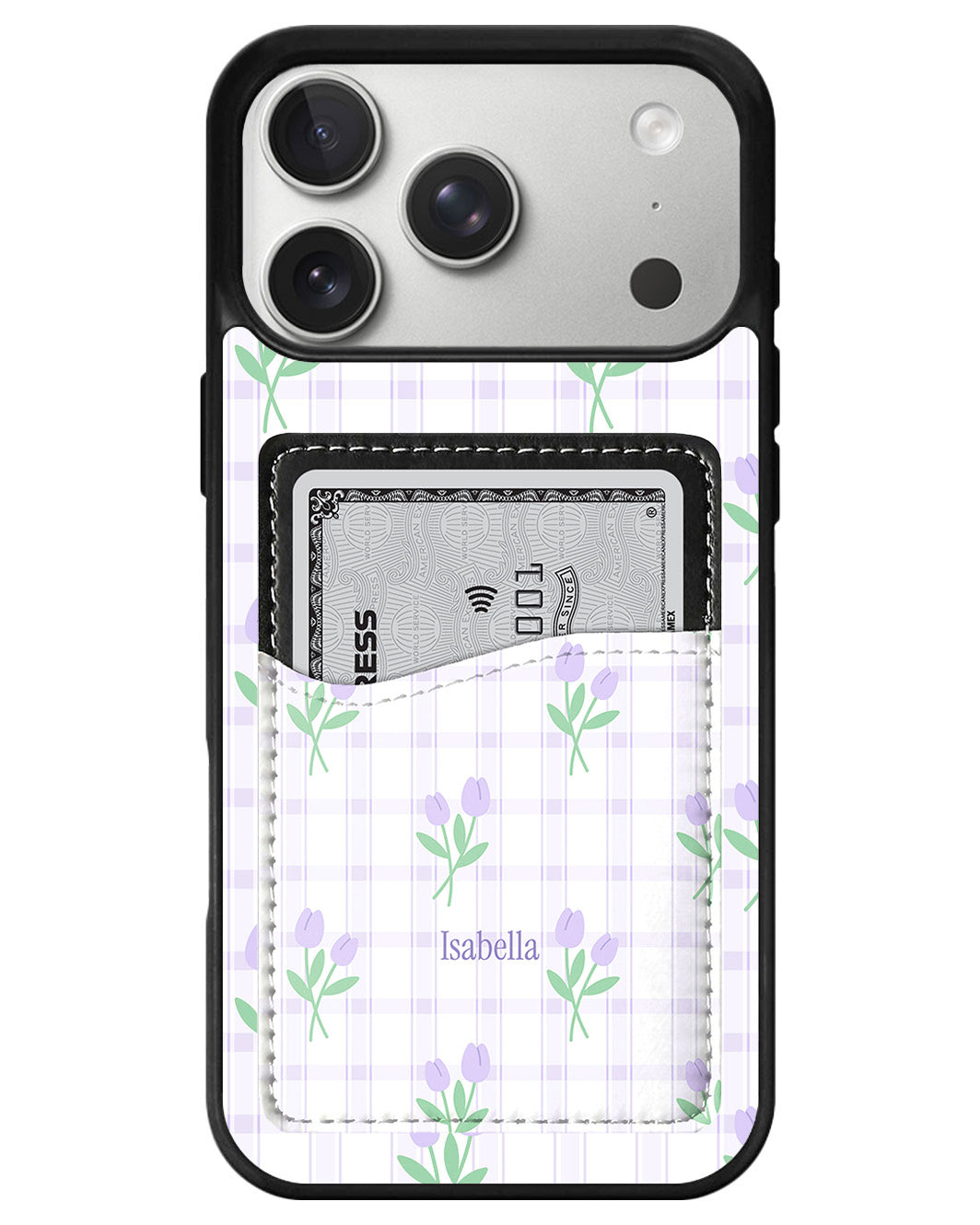 iPhone Phone Wallet Case - Soft Tulips
