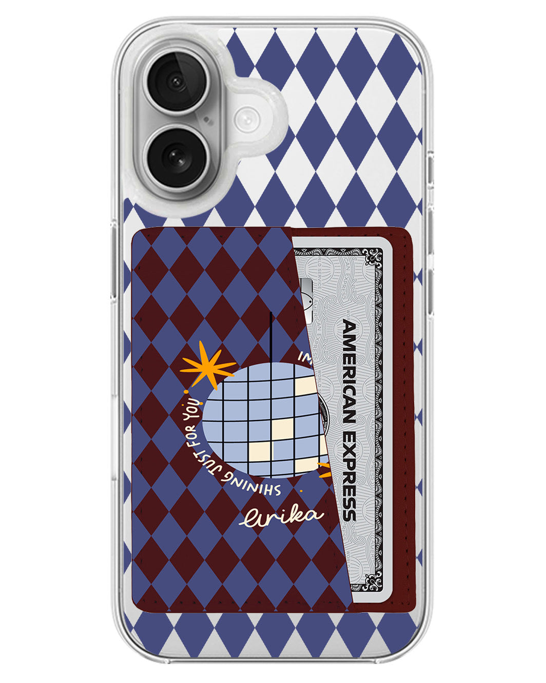 iPhone Leather Wallet Case - Shining For You