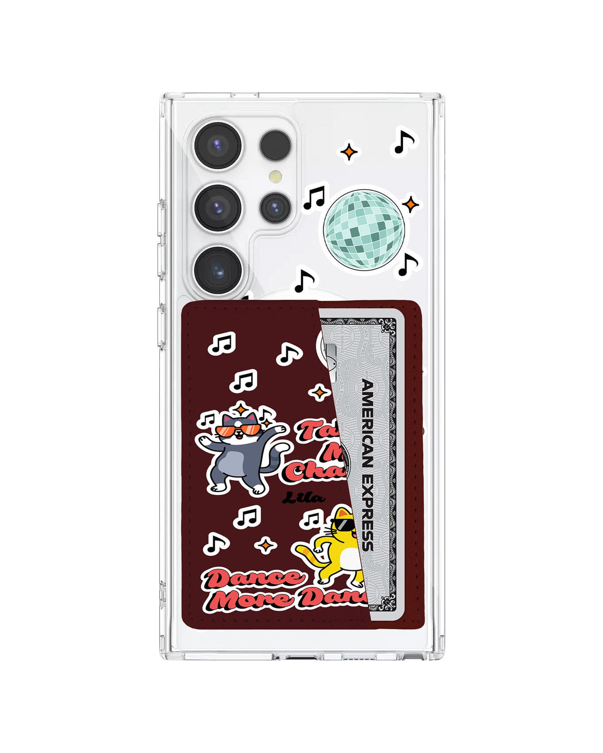 Android Leather Wallet Case - Dance Pawty