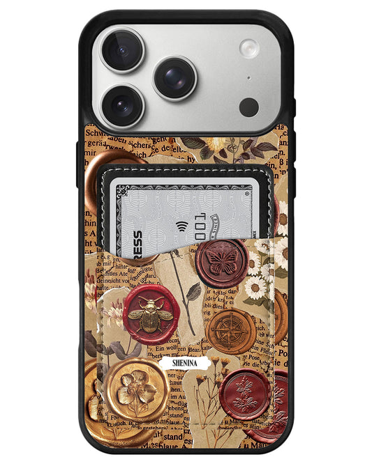 iPhone Phone Wallet Case - Inked Hollow