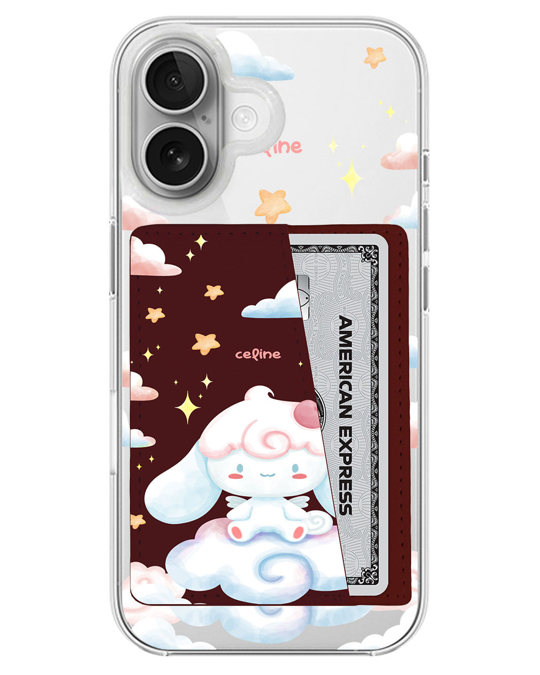 iPhone Leather Wallet Case - Cinnamoroll