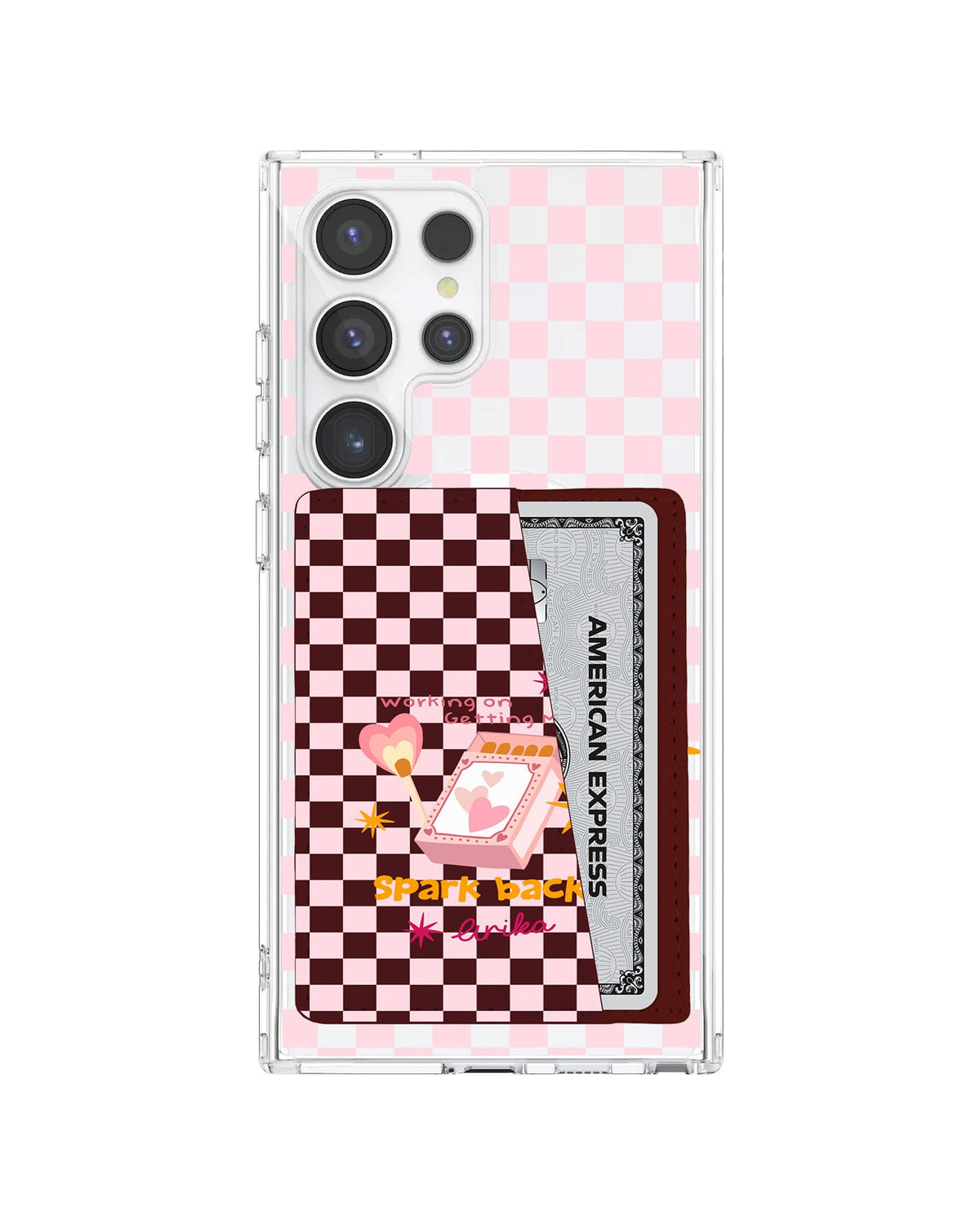 Android Leather Wallet Case - Inner Spark