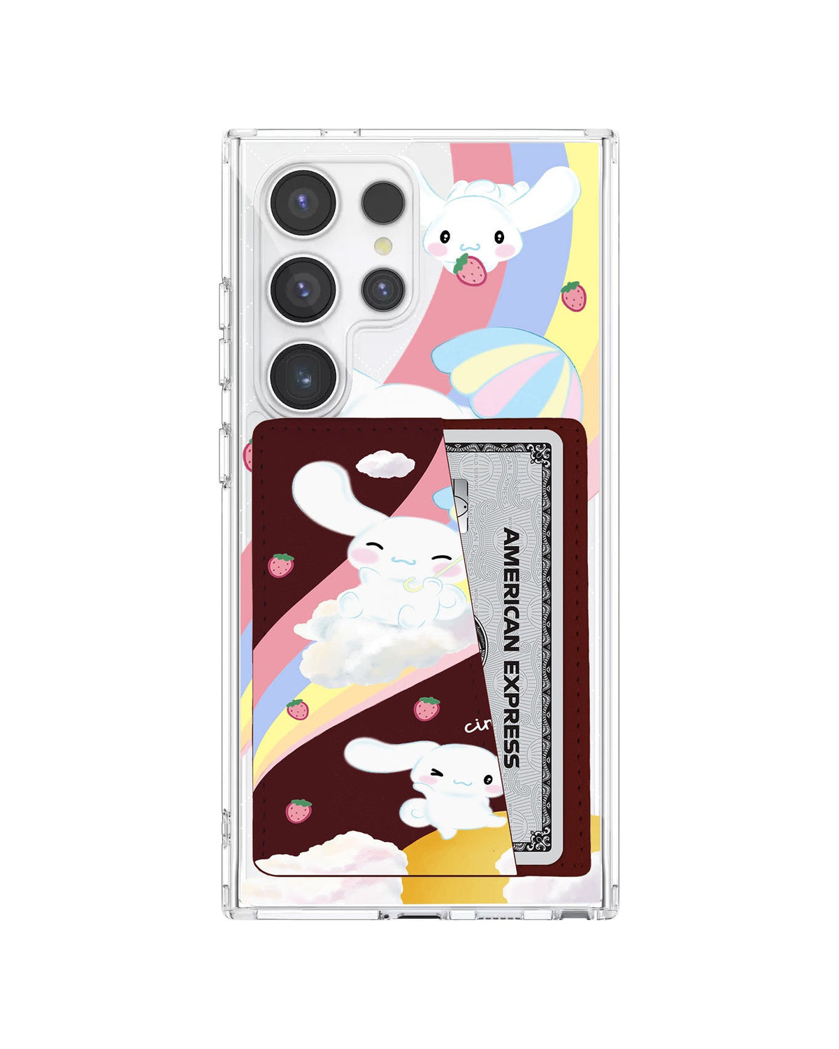 Android Leather Wallet Case - Cinnamoroll Play