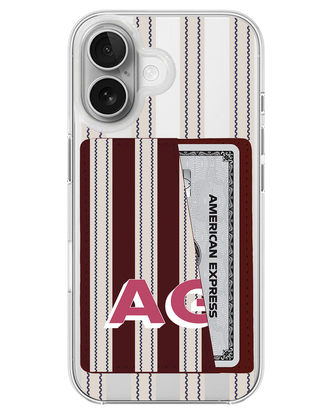 iPhone Leather Wallet Case - Coastal Classic 2
