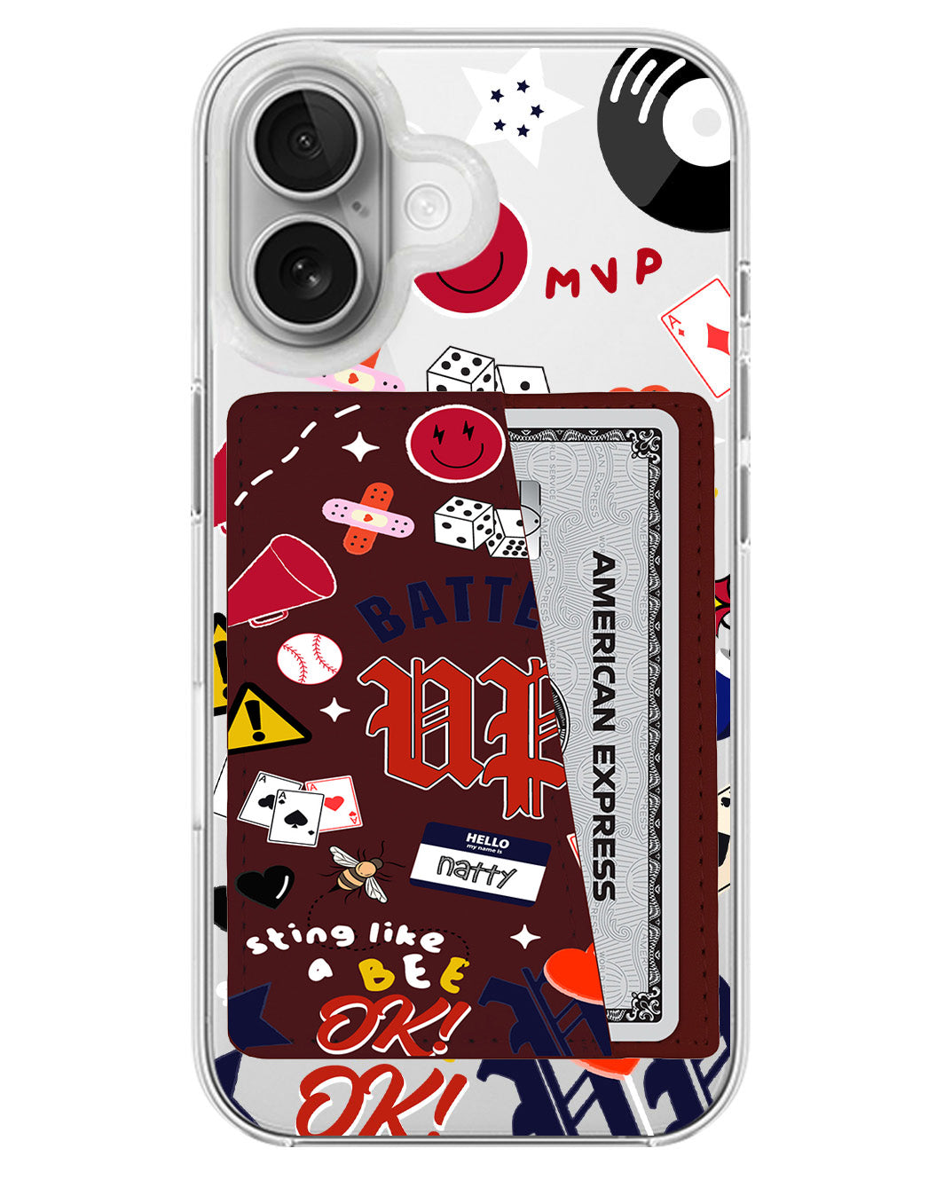 iPhone Leather Wallet Case - Babymon 1