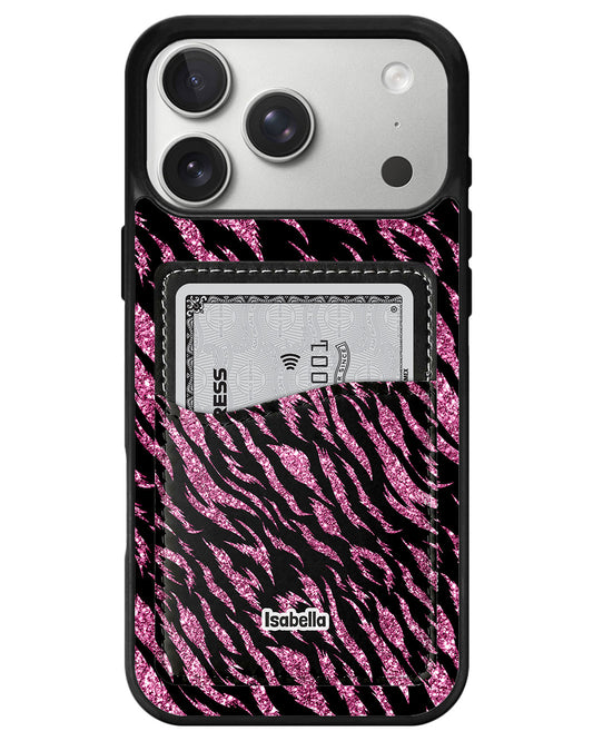 iPhone Phone Wallet Case - Glitter rush